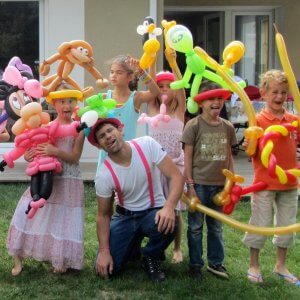 anniversaire enfant caudéran ballon magie