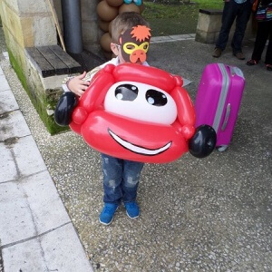 cars en sculpture de ballons