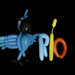 rio en ballon sculpté