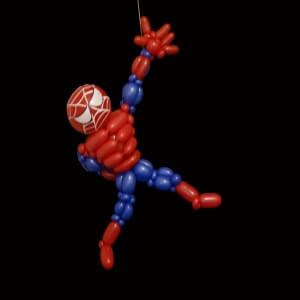 spiderman en ballon sculpté