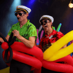spectacle magie et ballon camping