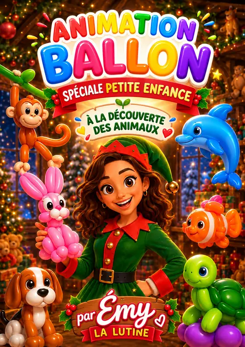 Animation ballon crèche ram rpe bordeaux gironde landes aquitaine petite enfance