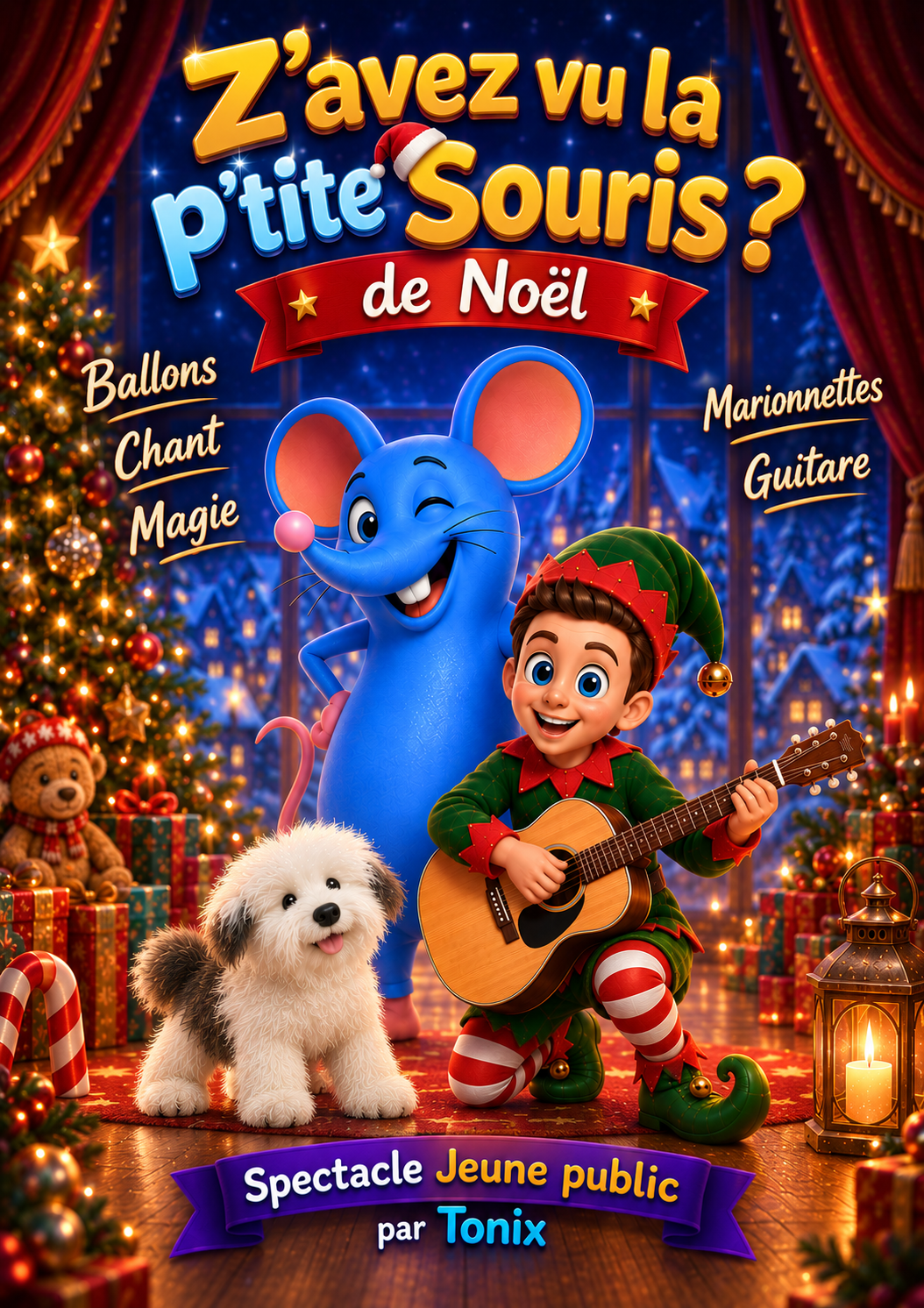 Spectacle de noel creche petite enfance bordeaux gironde aquitaine Noël
